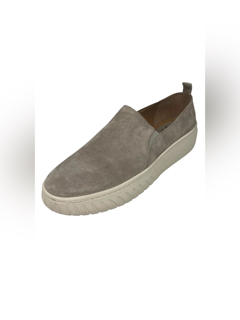 Sofft Piper Suede Leather Slip-on Sneakers Womens 9 M Grey Casual Shoes 9M